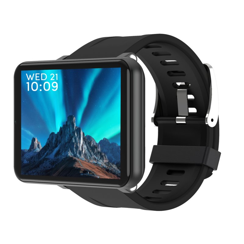 Original LEMFO LEM T 4G 2.86 Inch Screen Smart Watch Android 7.1 3GB 32GB 5MP Camera 480*640 Resolution 2700mah Battery Smartwatch black_1+16