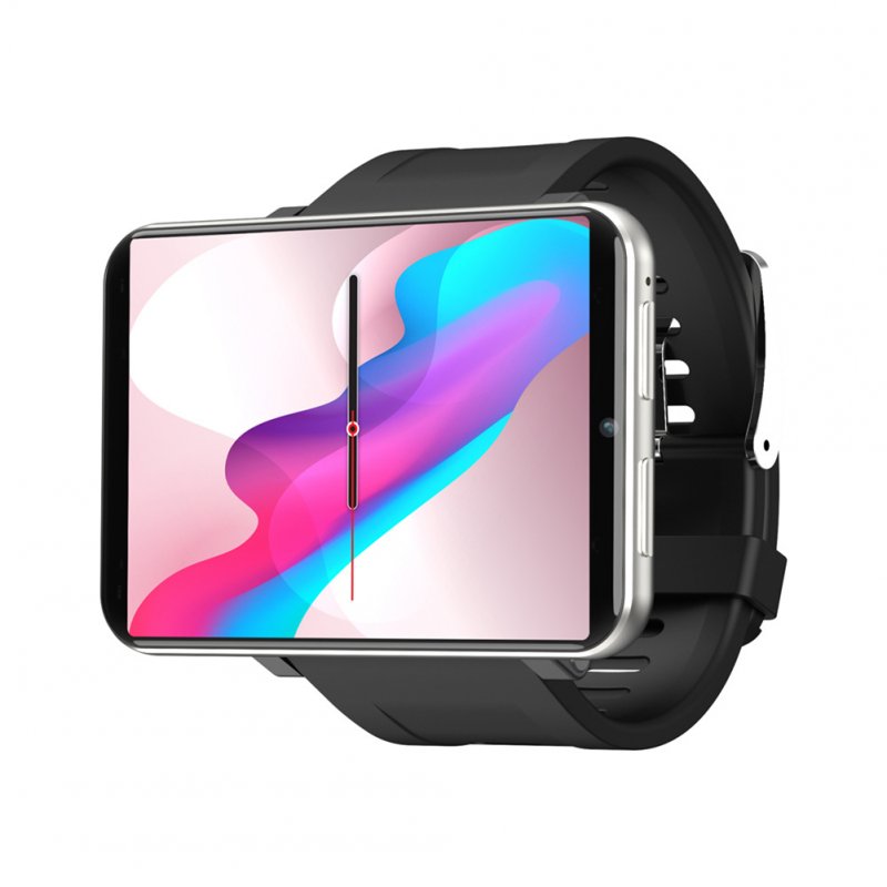 Original LEMFO LEMT 4G Smart Watch 2.8 Inch Big Screen 2700MAH 5 Million Pixels GPS Call Watch Silver grey (1+16G)