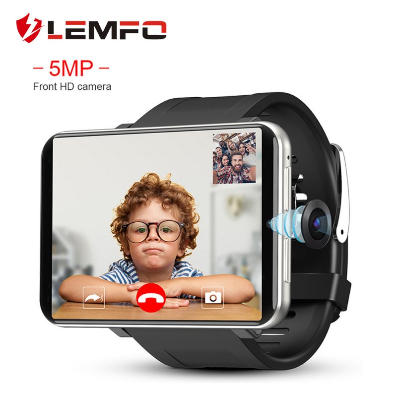 LEMFO Lemt 4G Smart Watch 2.86 Inch Screen 5MP Camera