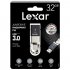 LEXAR F35 Fingerprint Encryption Security USB3 0 Disk High Speed Encryption 31 5g Weight Black 64G