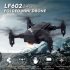 LF602 Wifi FPV RC Drone Quadcopter FPV Profesional HD Foldable Camera Drones Altitude Hold Standard 1 battery blue