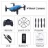 LF602 Wifi FPV RC Drone Quadcopter FPV Profesional HD Foldable Camera Drones Altitude Hold Standard 1 battery blue