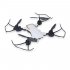 LF609 2 4Ghz 4CH Fold Drone RC Drone Altitude Hold Headless Mode One Key Return RC Quadcopter RTF White without camera
