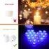 LITAKE 24PCS Candle Shape Lights Flameless LED Tea Lights Set Battery Powered Candle Lights Party Wedding Decoration