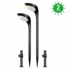 LITAKE 4 PACK Solar Landscape Path <span style='color:#F7840C'>Lights</span> LED Garden Spotlight Outdoor Lights, IP65 Waterproof Heat-Resistant Frost-Resistant Solar Powered <span style='color:#F7840C'>Light</span> for Pathway Yard Patio Lawn