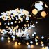 LITAKE 400 LEDs LED String Lights 26ft Double Color Decorative String Lights Water Resistant Christmas Decorative Lights  Warm White White 