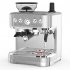LITAKE Professional Espresso Coffee Machine with Milk Frother and Grinder 15Bar Compact Espresso and Cappuccino Maker with Italian ULKA Pump 2 5L Water Tank Esp