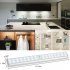 LITAKE USB Rechargeable LED Cabinet Lights  Dimmable Cabinet Lights with Timer  Ideal for Closet  Cabinet  Bookcase  Kitchen etc  2 pcs 