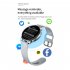LOKMAT TIME2 Smart Watch Bluetooth compatible Call 19 Sports Modes Heart Rate Monitor Smartwatch blue