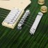 LP Beginner Electric Guitar 100cm Length Maple Neck Electric Guitar Musical Instruments Educational Tool Green