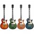 LP Beginner Electric Guitar 100cm Length Maple Neck Electric Guitar Musical Instruments Educational Tool Green