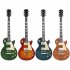 LP Beginner Electric Guitar 100cm Length Maple Neck Electric Guitar Musical Instruments Educational Tool Green