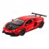 LP700 Sports Car Model With Sound Light Children Simulation Pull back Car Ornaments For Boys Birthday Gifts Collection hardtop red