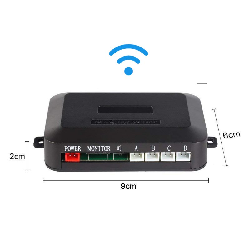 Wireless Car Parking Sensor Set LCD Display 4 Probe Backup Reversing Radar Monitor Detector System 