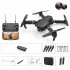 LS E525 PRO Three Side Obstacle Avoidance HD RC Quadcopter 4K pixels dual lens storage bag 3 battery package