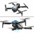 LS S8S 2 4G WIFI Rc Drone With 4K 3 lens Camera Foldable Optical Flow Positioning Obstacle Avoidance Aerial Photography Brushless RC Quadcopter For Birthday Gif
