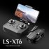 LS XT6 Mini Drone 4K Aerial Folding Long Endurance UAV Dual Lens Quadcopter Dual lens 4K 1B