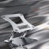 LS515 Laptop Stand Aluminum Alloy Computer Laptops Monitor Desk Mount Supporting Up To 17 Inch Tablet Portable Monitor  Silver aluminum alloy 0 6KG
