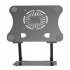 LS518 Laptop Stand Adjustable Folding Computer Stand Aluminum Alloy Computer Riser For Laptop Notebook Tablet More silver