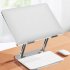 LS518 Laptop Stand Adjustable Folding Computer Stand Aluminum Alloy Computer Riser For Laptop Notebook Tablet More silver