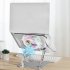 LS518 Laptop Stand Adjustable Folding Computer Stand Aluminum Alloy Computer Riser For Laptop Notebook Tablet More silver
