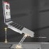 LS518 Laptop Stand Adjustable Folding Computer Stand Aluminum Alloy Computer Riser For Laptop Notebook Tablet More silver