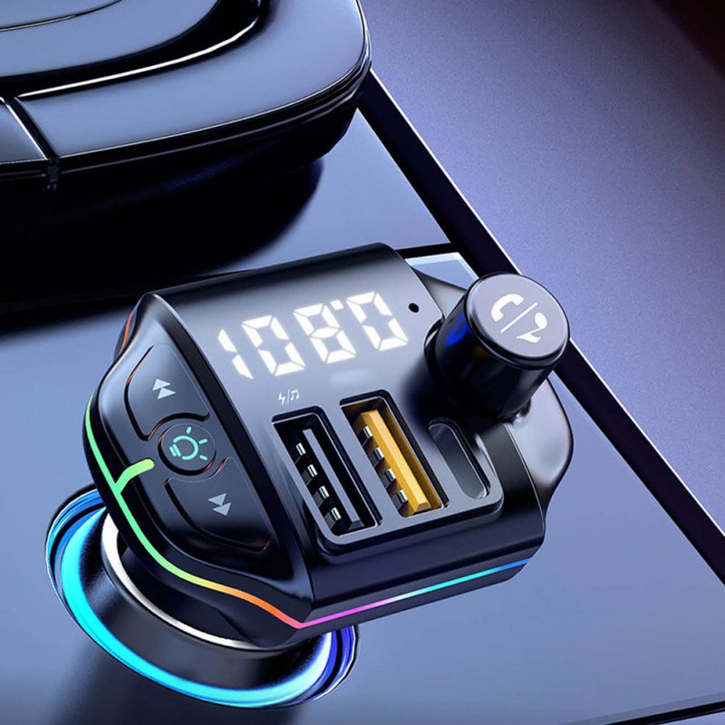 A10 Car Fm Transmitter Wireless Handsfree Receiver Bluetooth 5.0 