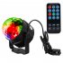 LUNSY 2PCS Portable LED 6 Colors Sound Actived Crystal Magic Ball Stage Party Light with Remote Control  85 265V Disco Ball Lamp Set for Party  KTV  Club