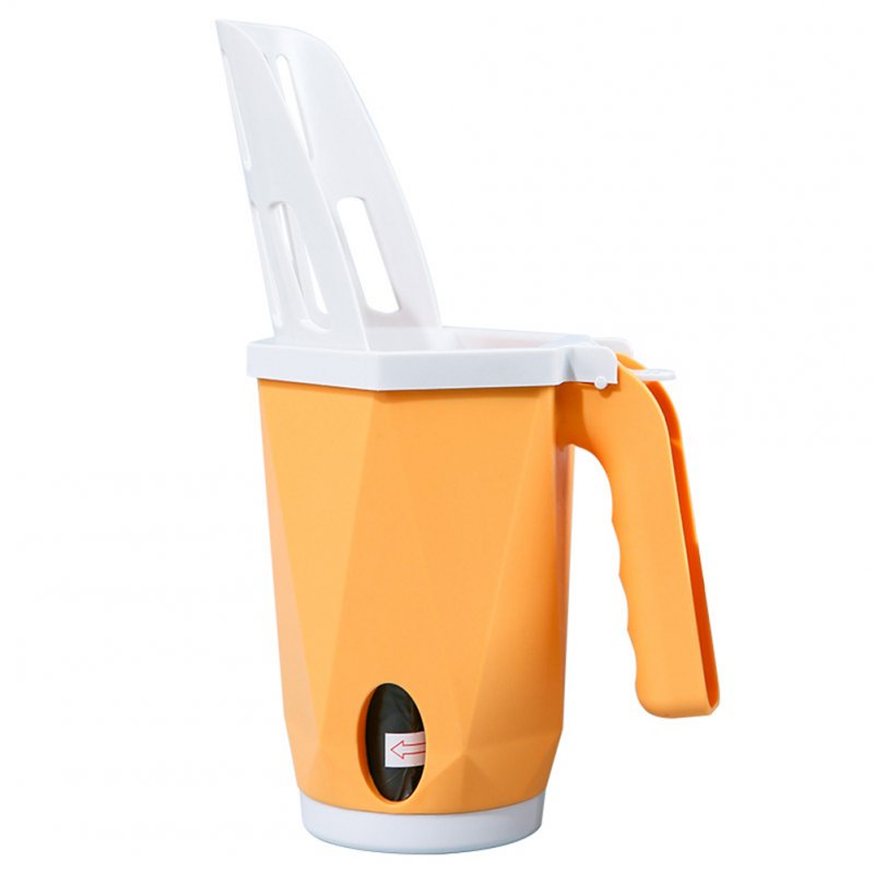 Portable Removable Cat Litter Shovel with Trash Can 800ml Large Capacity Cat Litter Box 