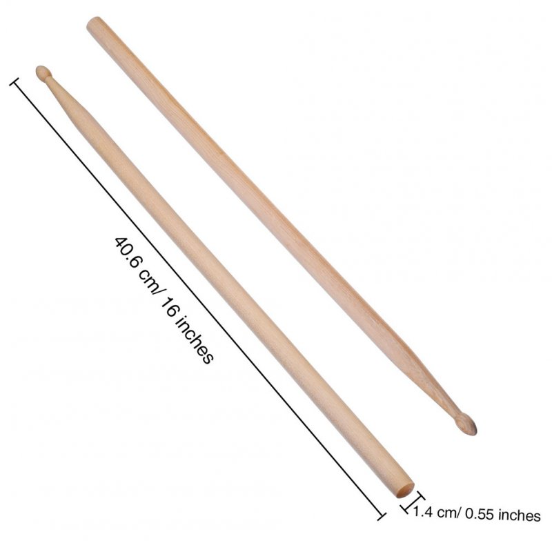 8 Pcs Drum Sticks 5A Classic Maple Drumsticks for Jazz Combo Exercises Performance + Bag 