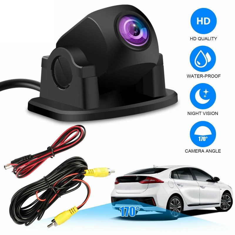 170-degree Hd Cmos Car Backup Camera Front Side Rear View Camcorder Parking Reversing Night Vision Device 
