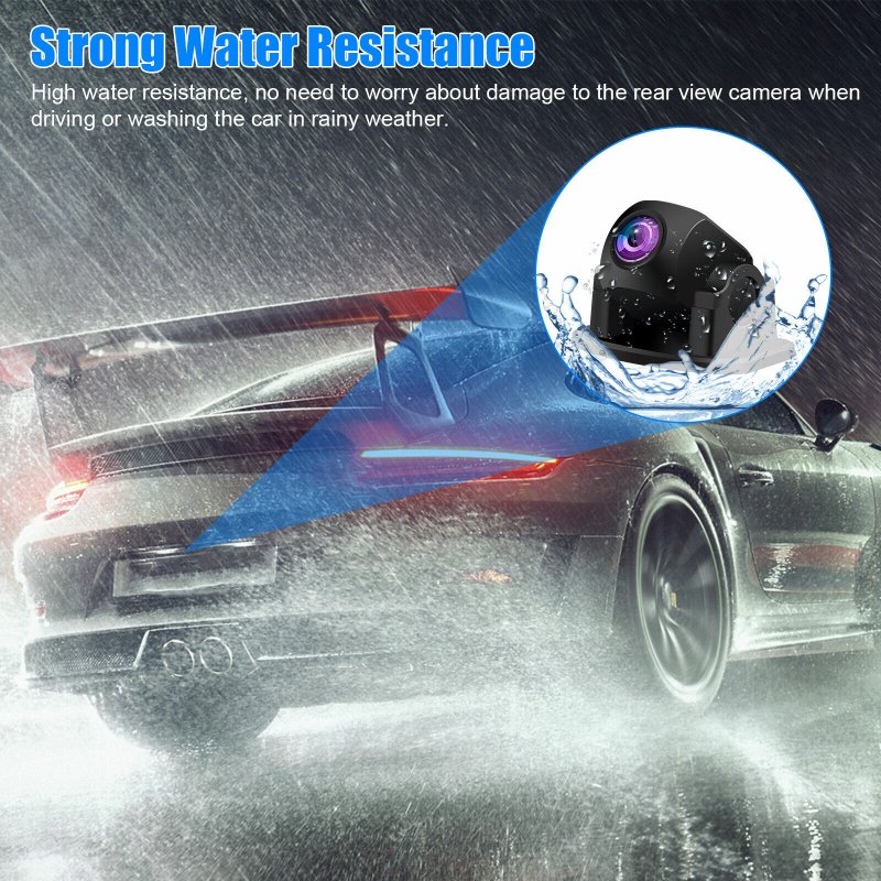 170-degree Hd Cmos Car Backup Camera Front Side Rear View Camcorder Parking Reversing Night Vision Device 