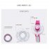 Label Making Machine Korean for Motex E 202 Manual Printer Self adhesive 3D Cutting Plotter Pink 2 dial 9mm light pink