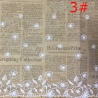 Lace Fabric Ribbon Tulle Floral Lace Trim Wedding Dress Bridal Veil Trimmings DIY Crafts Apparel Sewing Decoration