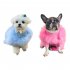 Ladies Turkey Winter Warm Sweater Soft Comfortable Pet Clothes Pets Cosplay Costume For Small Medium Large Dogs light blue M