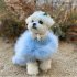 Ladies Turkey Winter Warm Sweater Soft Comfortable Pet Clothes Pets Cosplay Costume For Small Medium Large Dogs light blue M