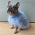 Ladies Turkey Winter Warm Sweater Soft Comfortable Pet Clothes Pets Cosplay Costume For Small Medium Large Dogs light blue M