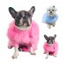Ladies Turkey Winter Warm Sweater Soft Comfortable Pet Clothes Pets Cosplay Costume For Small Medium Large Dogs light blue M