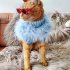 Ladies Turkey Winter Warm Sweater Soft Comfortable Pet Clothes Pets Cosplay Costume For Small Medium Large Dogs light blue M