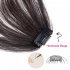 Lady Beauty Clip In Bangs Human Hair Air Bang Brazilian Hair Pieces Invisible Seamless Non remy Replacement Hair Wig Dark brown