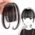 Lady Beauty Clip In Bangs Human Hair Air Bang Brazilian Hair Pieces Invisible Seamless Non remy Replacement Hair Wig Black