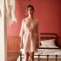 Lady Lace Gauze Night Gown   Ribbon   Briefs Sexy Temptation Lingerie Underwear Sleepwear white One size