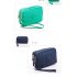 Lady Phone Wallet Package 3 Layers Handbag Cross Section Clutch Bag Large Capacity Valentines Gift Navy blue