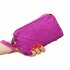 Lady Phone Wallet Package 3 Layers Handbag Cross Section Clutch Bag Large Capacity Valentines Gift purple
