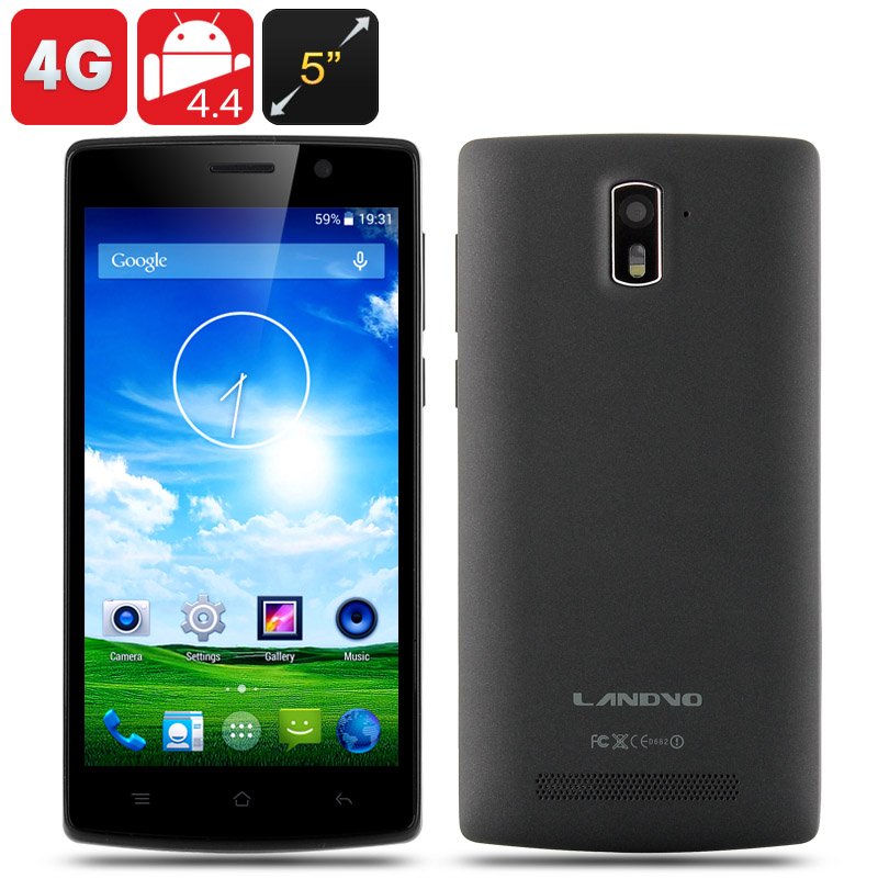 Landvo L200S 4G Smartphone (Black)