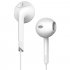 Langsdom E6U Hifi Earphone In ear Headset with HD Microphone 3 5mm Bass Earphones for Phone white