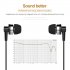Langsdom JD89 Inear Earphone Stereo Bass Mp3 Mp4 DJ Music Earbuds for Samsung Portable Running Sport White