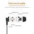 Langsdom JD89 Inear Earphone Stereo Bass Mp3 Mp4 DJ Music Earbuds for Samsung Portable Running Sport White