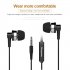 Langsdom JD89 Inear Earphone Stereo Bass Mp3 Mp4 DJ Music Earbuds for Samsung Portable Running Sport White