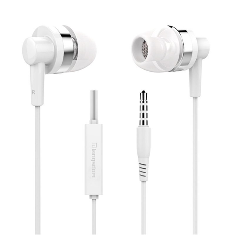 Langsdom JD89 Inear Earphone White